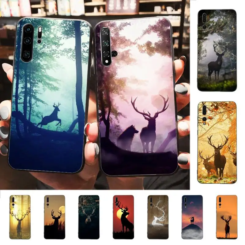 

Yinuoda Deer Hunting Camo Phone Case for Huawei P30 40 20 10 8 9 lite pro plus Psmart2019