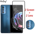 Закаленное стекло с полным покрытием для Motorola Edge S Pro, Защита экрана для Moto Edge S Pro, стекло для камеры Moto Edge S Pro, стекло для Moto Edge S Pro