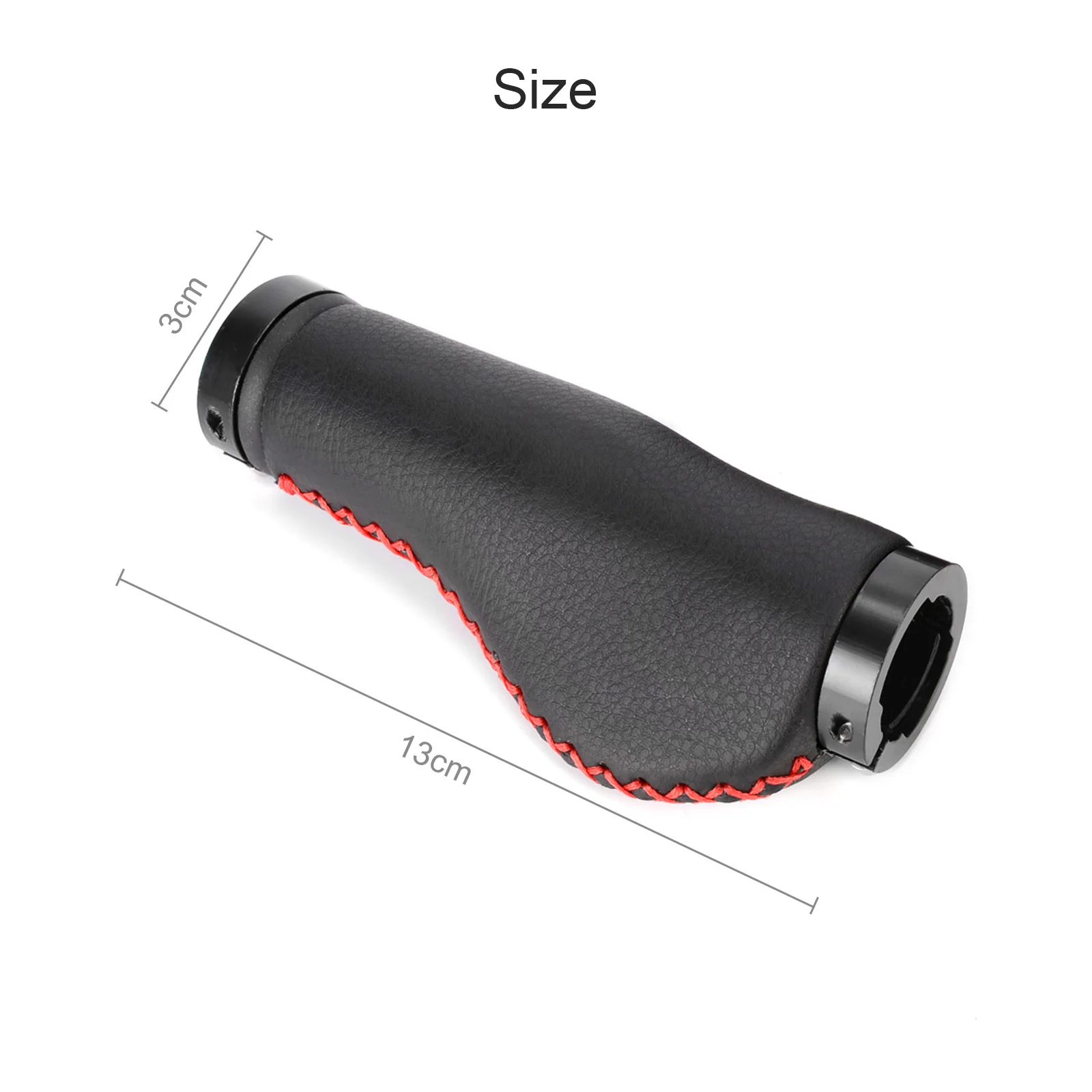

MOTSUV Bicycle Fiber Leather Grips Anti-Skid Comfortable Bike Handlebars Grips Aluminum Lock MTB Bike Grips Bike Accessories
