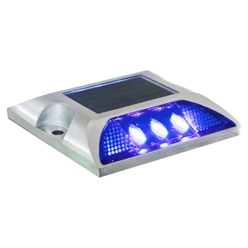 Warning Light Street Lights Solar Spike Small Square Two-sided 6LED Lamp Highway Municipal Road Junction | Освещение