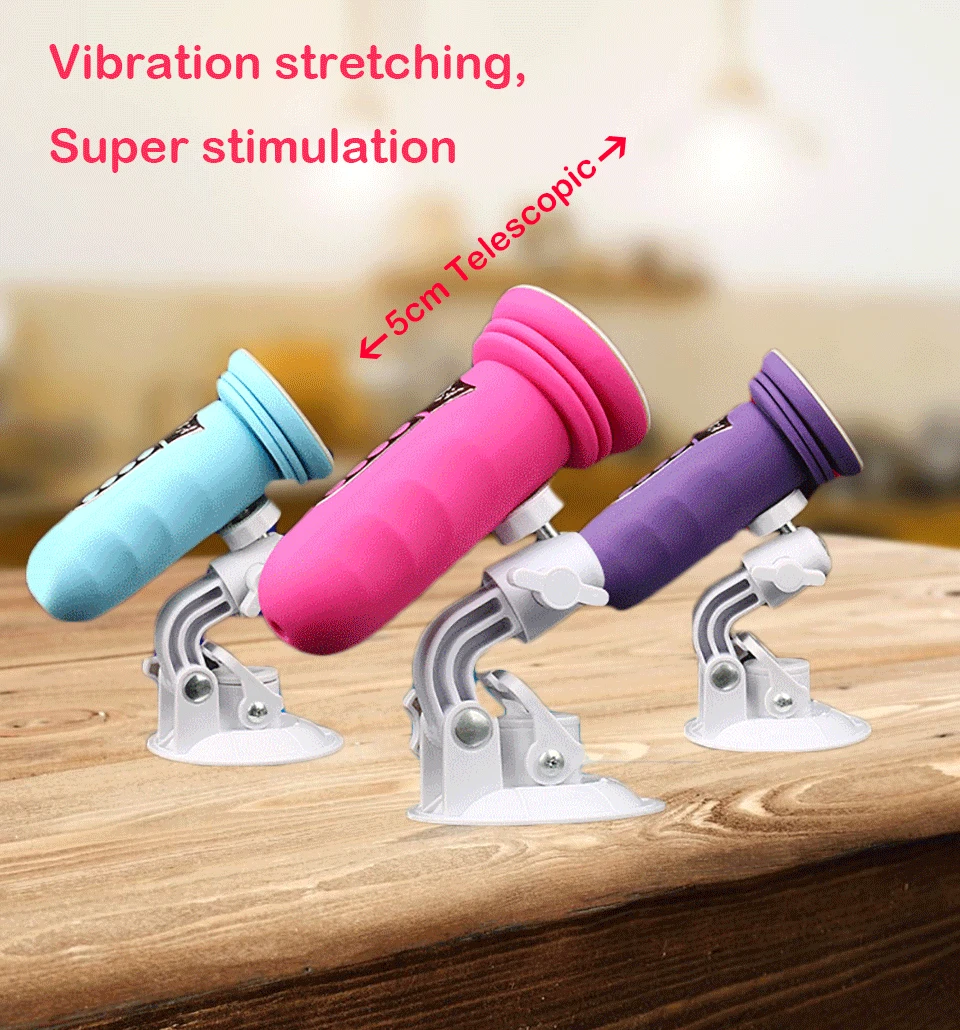 Телескопический фаллоимитатор с подогревом вибратор 50 мм секс машина