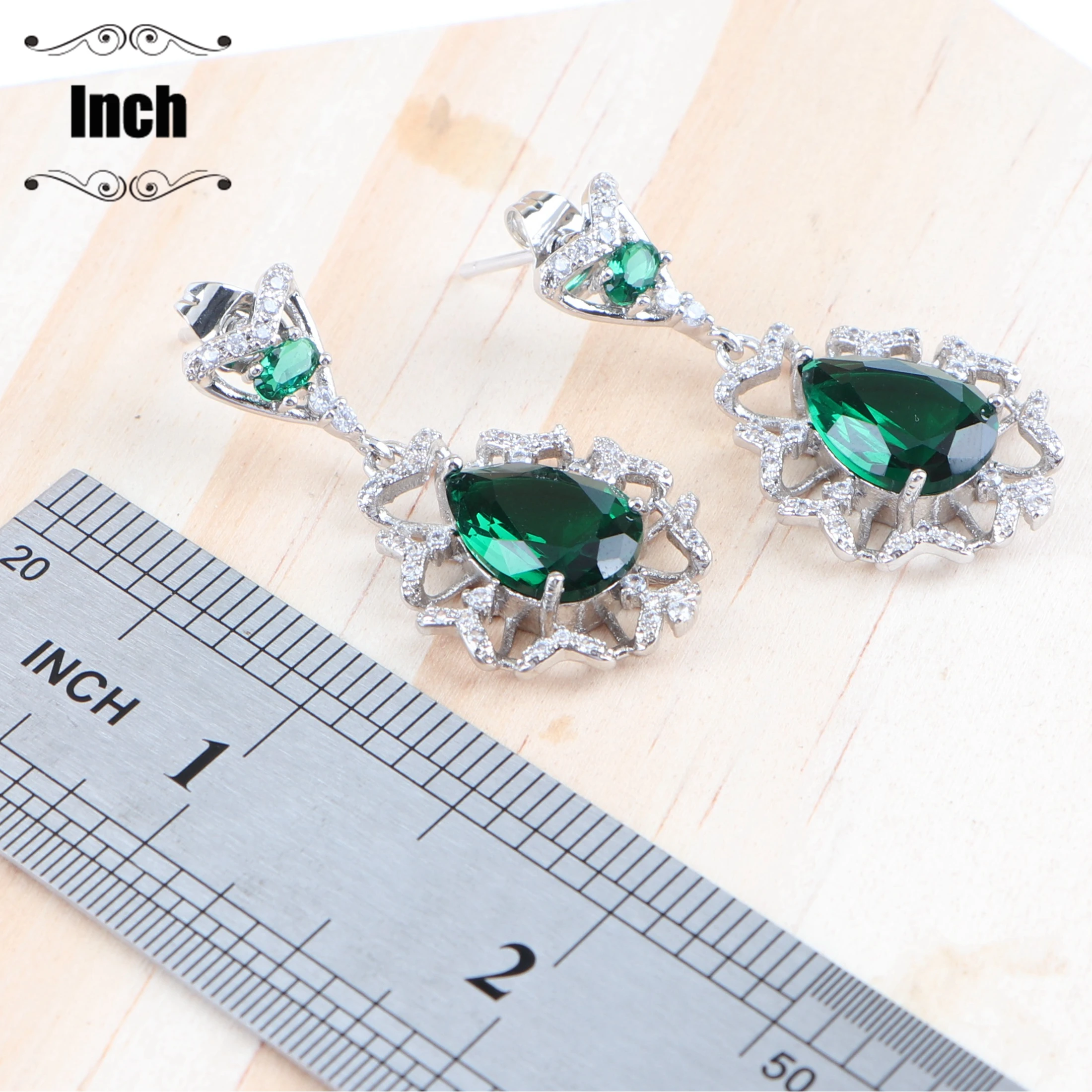 ЦИРКОНИЕВЫЕ 925 серебряные Свадебные Ювелирные наборы для женщин Свадебный