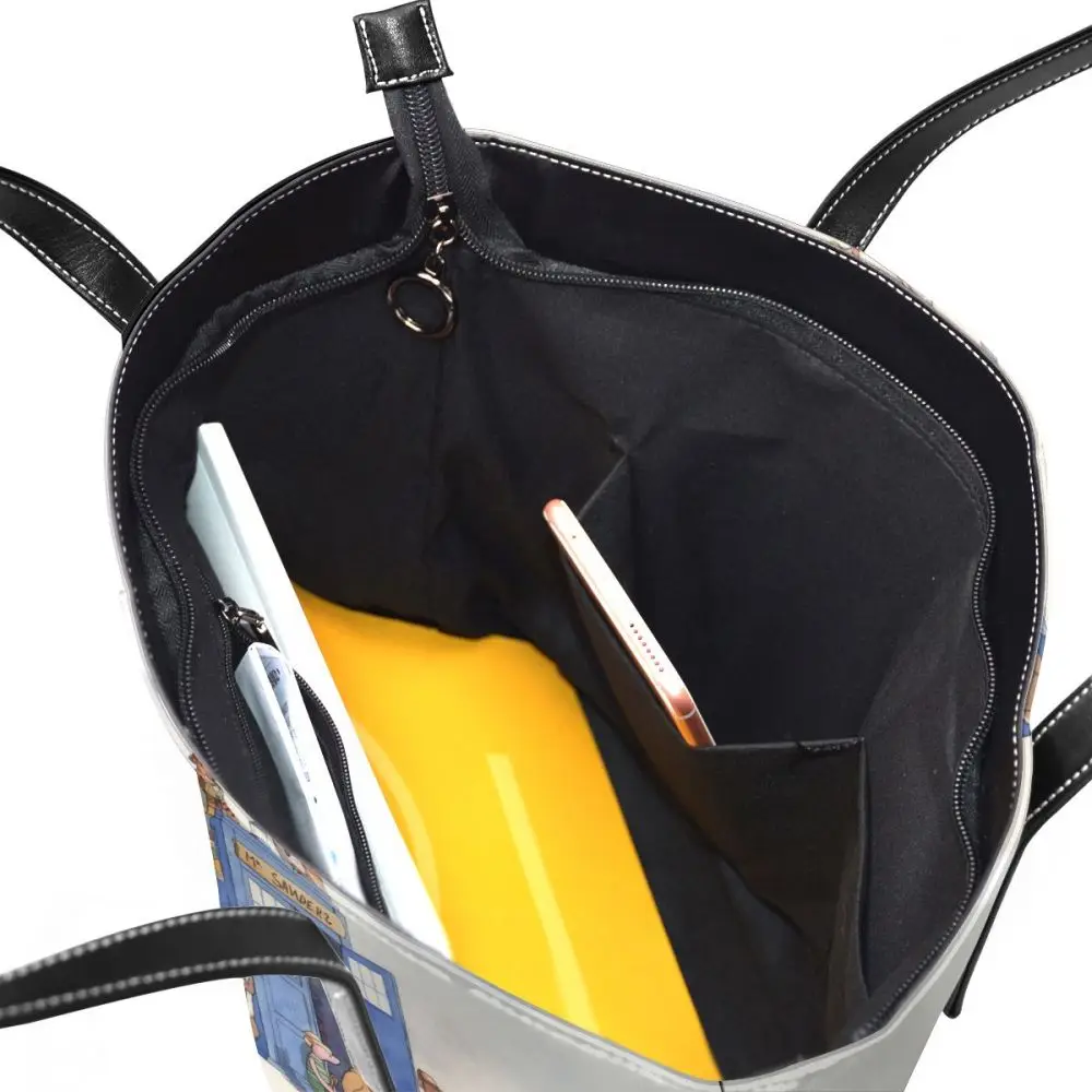 Сумка с совой сумки верхними ручками тренд высокое качество кожаная сумка тоут