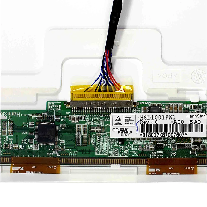 10.1 Inch HSD100IFW1 1024*600 Monitor Screen Panel LCD Display with DVI+VGA+HDMI Controller Board Kit | Компьютеры и офис