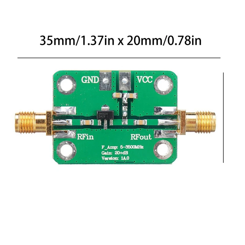 5 3500 МГц коэффициент усиления 20 дБ радиочастотный широкополосный усилитель