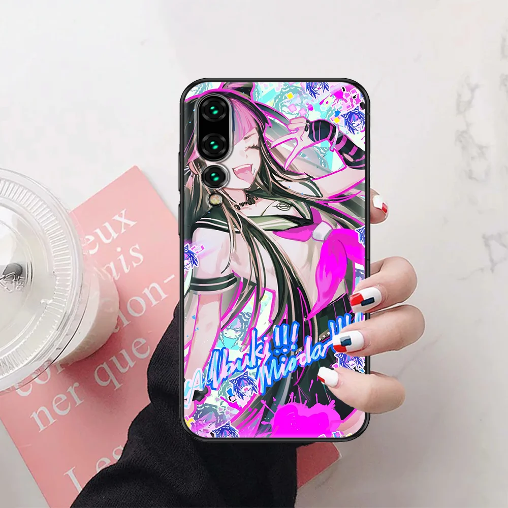 Чехол для телефона Danganronpa monokuma Mioda Ibuki Huawei P Mate P10 P20 P30 P40 10 20 Smart Z Pro Lite мягкий черный