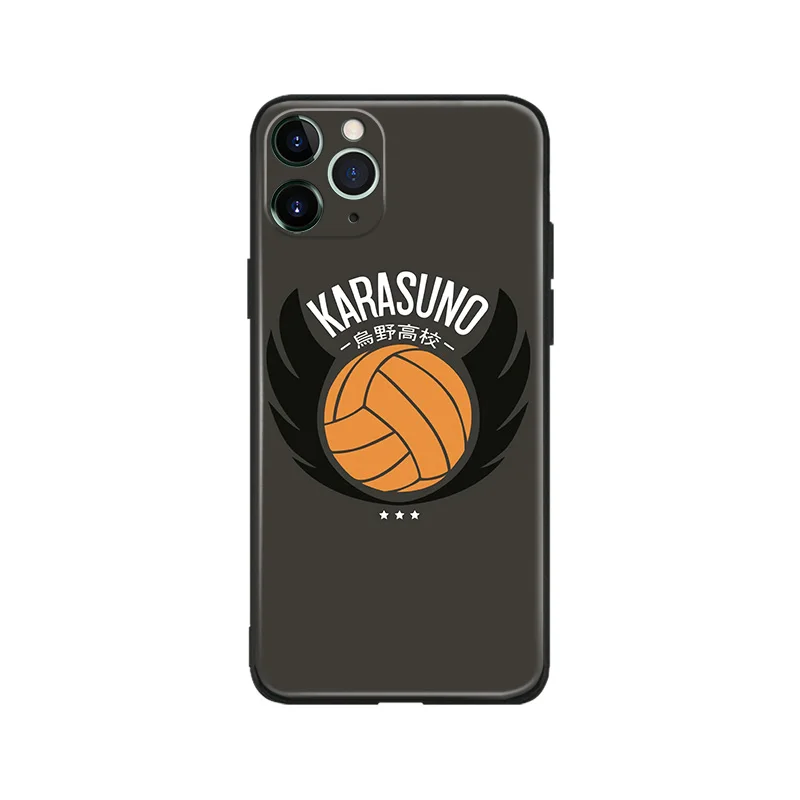 karasuno high haikyuu anime soft silicone tpu phone case cover shell for iphone se 6 6s 7 8 plus x xr xs 11 12 mini pro max free global shipping