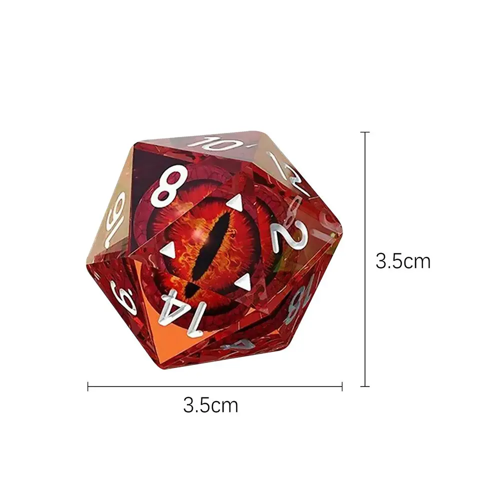 Кристальные великолепные глазурованные игральные кости из бисера настольные