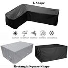 Чехол для уличной садовой мебели, водонепроницаемый чехол из ткани Оксфорд, с защитой от дождя, пылезащитный чехол для дивана из ротанга