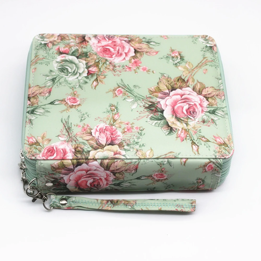 

Цветочный вместительный держатель для ручки на молнии, 120 отверстий, карандаш, коробка для ручек, канцелярские принадлежности, художественн...