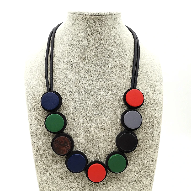 YD & YDBZ новые черные крученые ожерелья Женское Ожерелье резиновые Винтажные