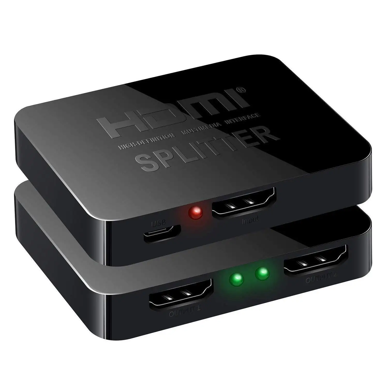 4K HDMI совместимый разделитель Full HD1080p видео переключатель 1x2 разделение 1 вход 2