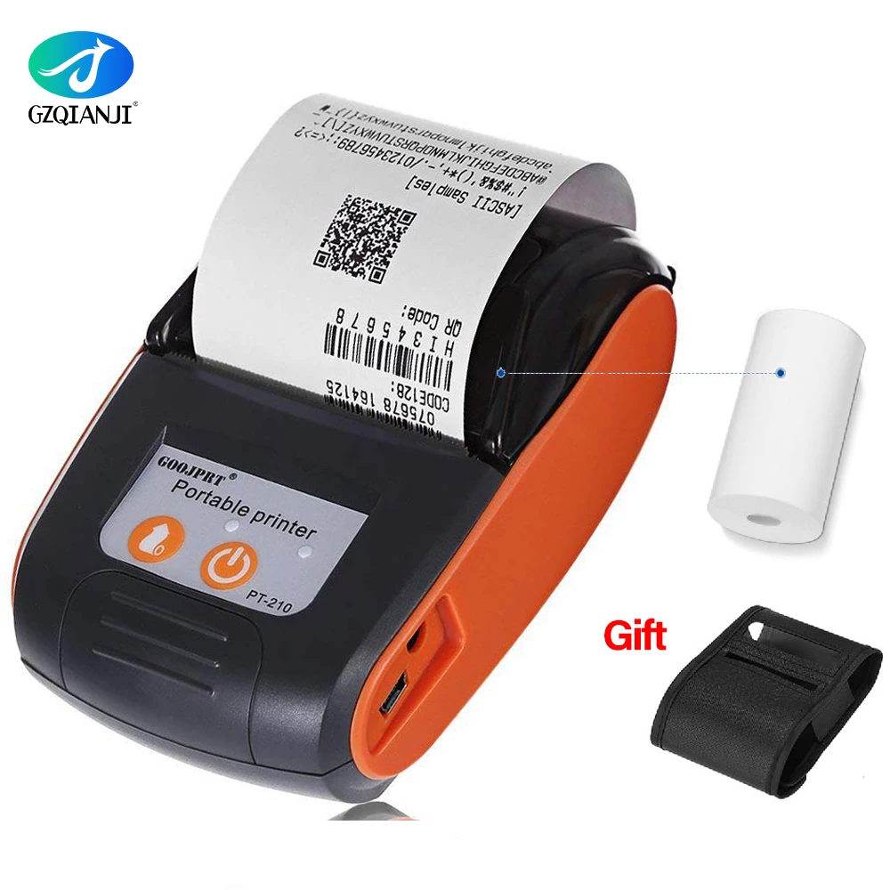 POS 58 мм Bluetooth Термальный чековый принтер мини портативный Android IOS мобильные