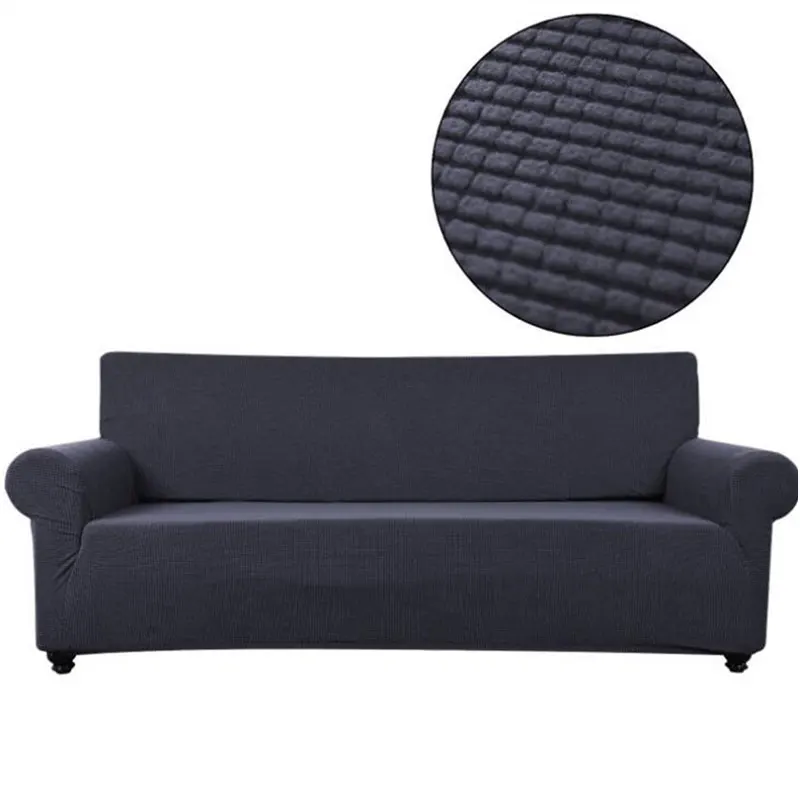 

Sofa Cover Elastic Thick Case For Sofa Living Room Simple Solid Color Couch Sheath Special For Bedroom Study Children Pet
