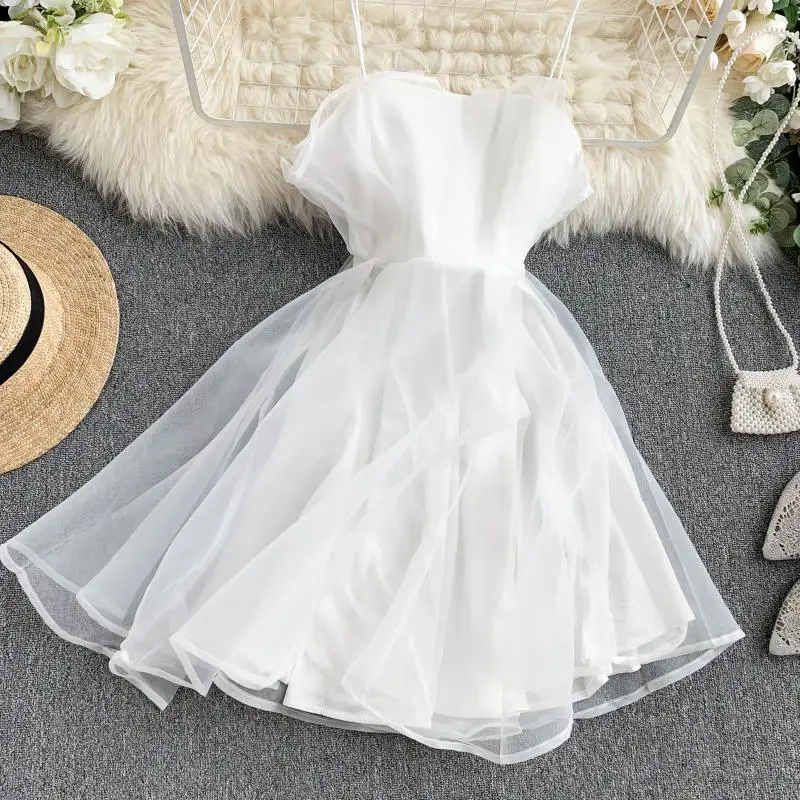 Женское ТРАПЕЦИЕВИДНОЕ однотонное платье в Корейском стиле женское праздничное