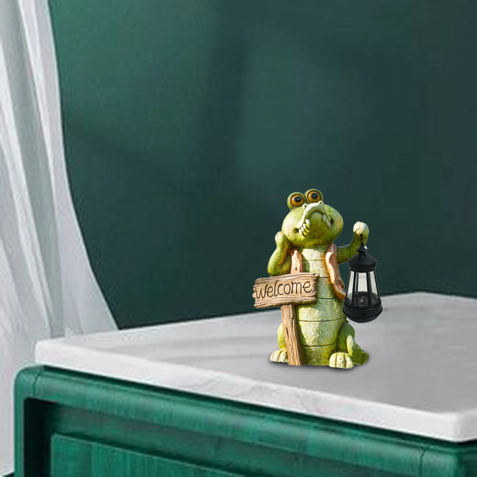 Солнечная лампа типа Аллигатор для украшения сада | Дом и сад