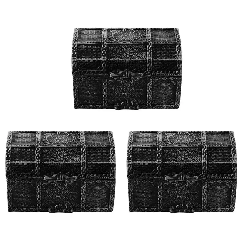 3pcs Creative Funny Practical Durable Lovely Treasure Chest Toys Storage Boxes for Children Home Kids | Дом и сад