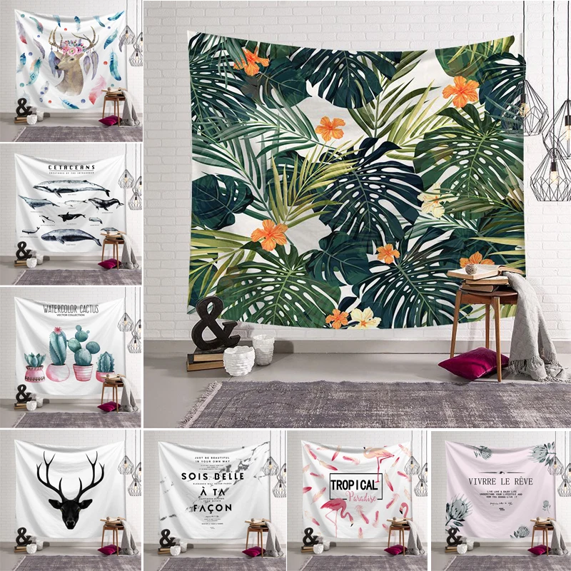 

Northern Europe art towel painting Tapestry Wall Hanging Decor Various styles Psychedelic Abstract Carpet Cloth Tapestries