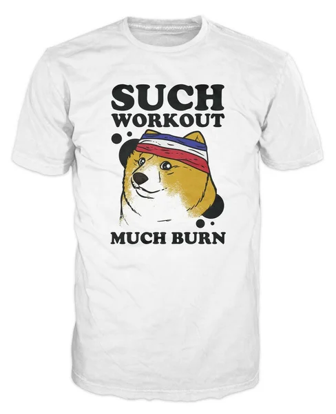 

Doge Dog Such Workout Funny Social Media Meme Hipster Unisex T-shirt