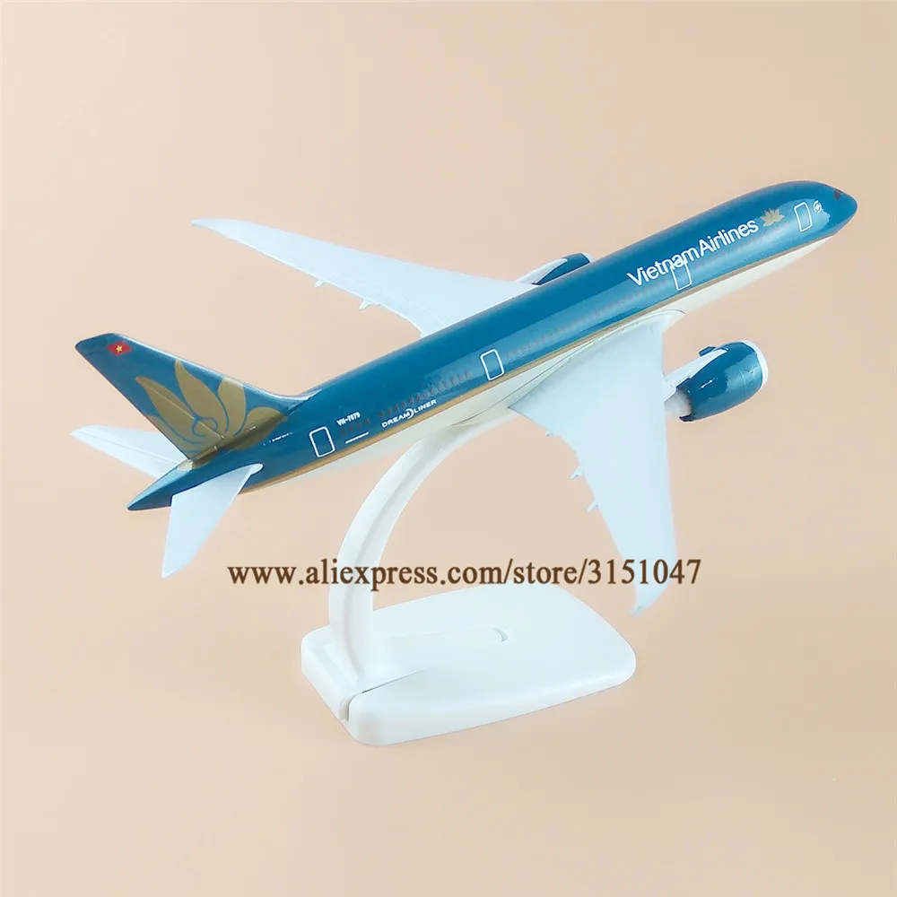 20 см Air VIETNAM Airlines Boeing 787 B787 Airways модель самолета из сплава металла литья под