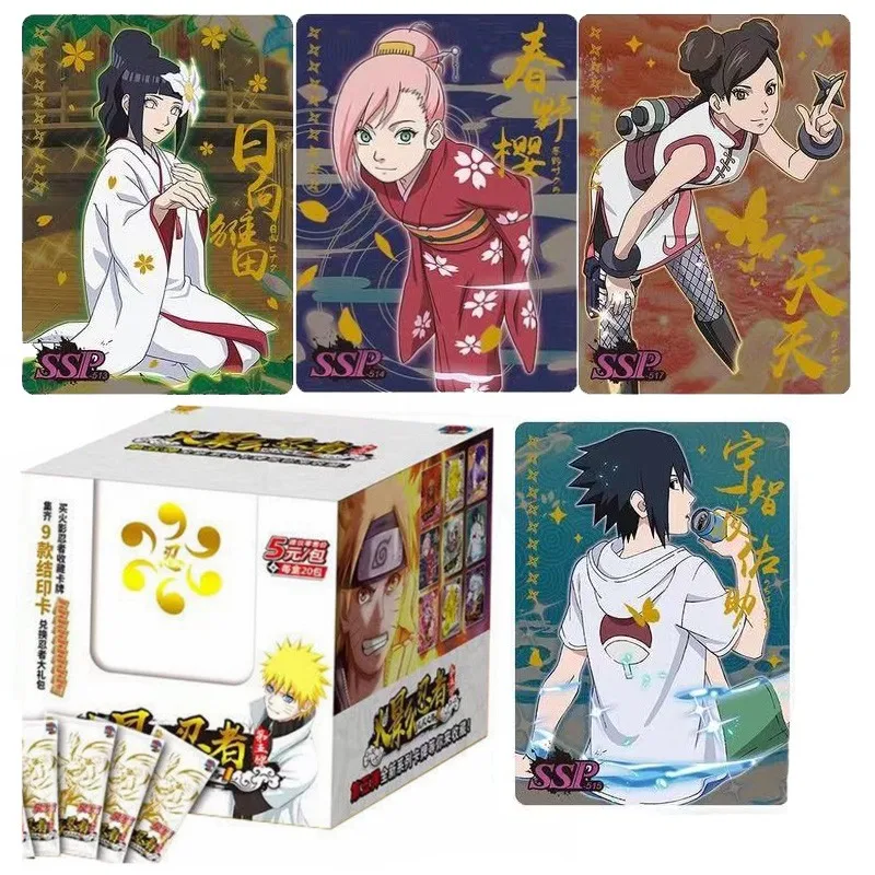 

100PCS Shippuden Hinata Sasuke Itachi Kakashi Gaara Toys Hobbies Hobby Collectibles Game Collection Anime Cards