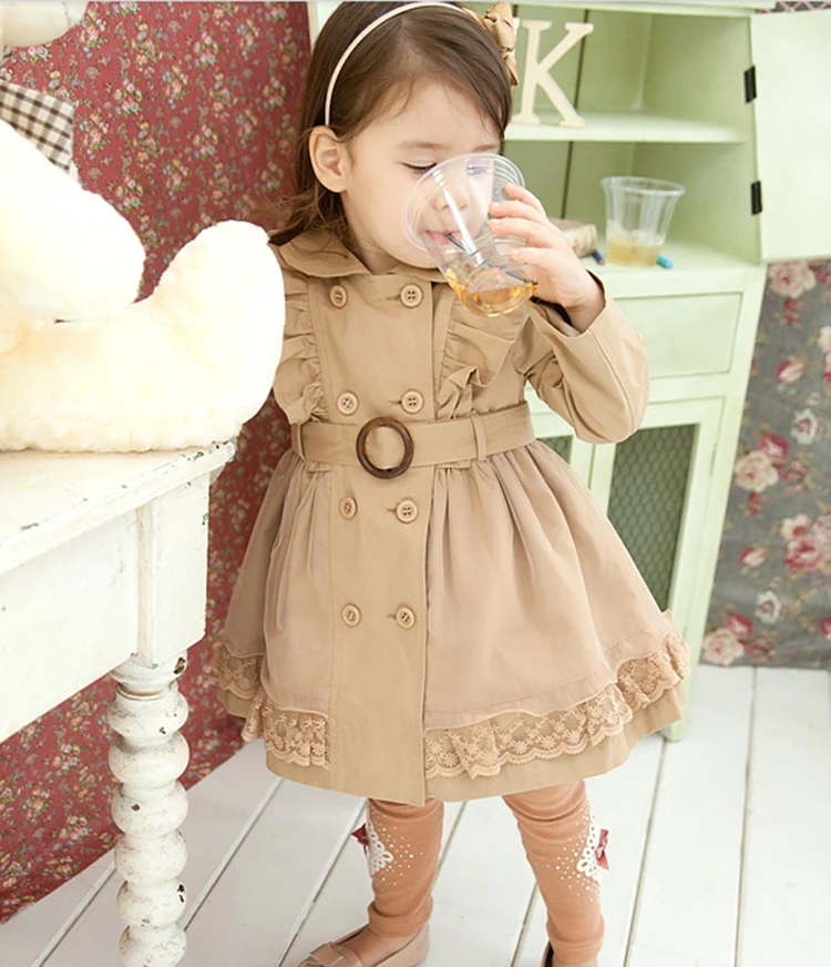 Ветровка для маленьких девочек весна 2019 куртки тренчкоты и дождевики верхняя