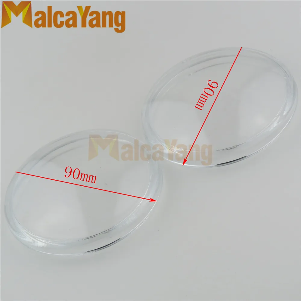 Стекло противотуманное круглое диаметром 90 мм для противотуманных фар Mitsubishi