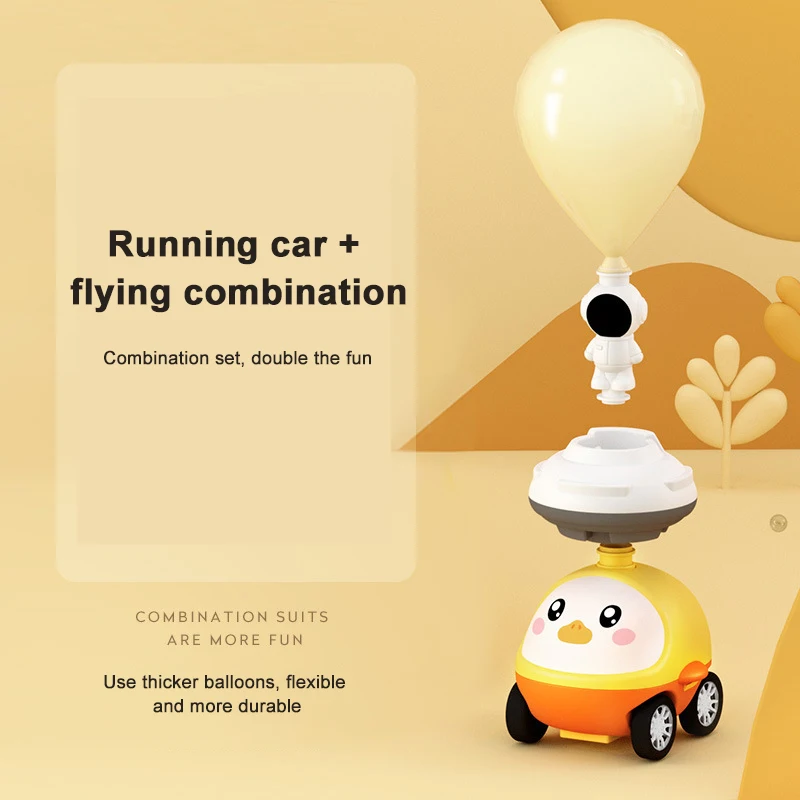 

Power Balloon Launch Tower Toy Puzzle Fun Education Inertia Air Power Balloon Car Science Experimen Toy For Children Toy Vehicle