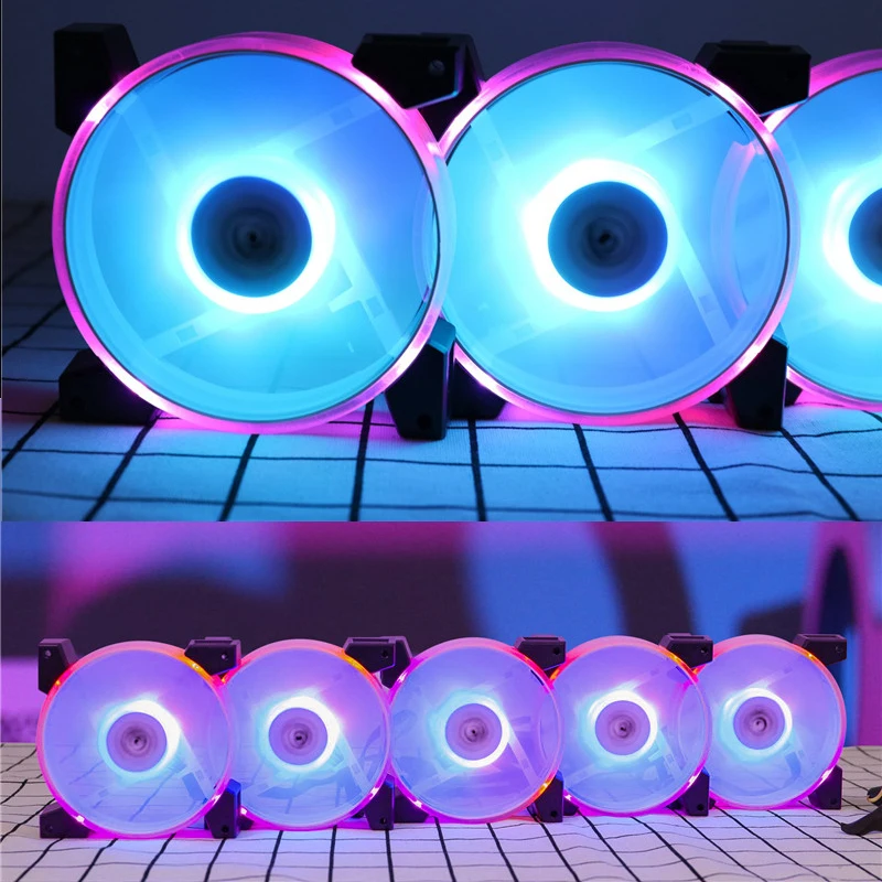 Чехол darkFlash C7 для ПК вентилятор 120 мм Aura Sync 5 В 3Pin RGB светодиодный с дистанционной