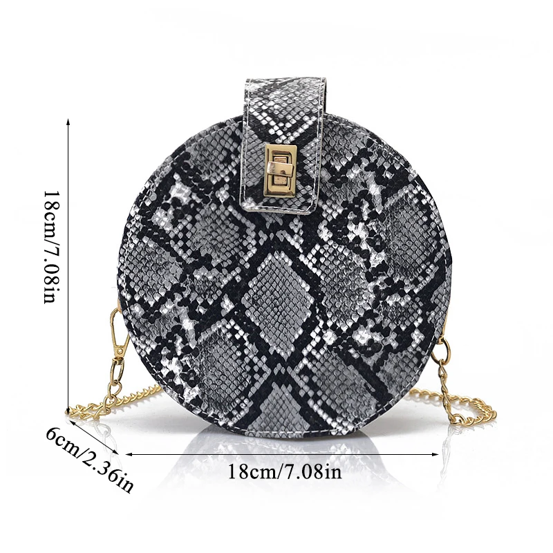 Женская винтажная сумка через плечо из искусственной кожи маленькая с принтом змеиной 2019|Сумки ручками| |