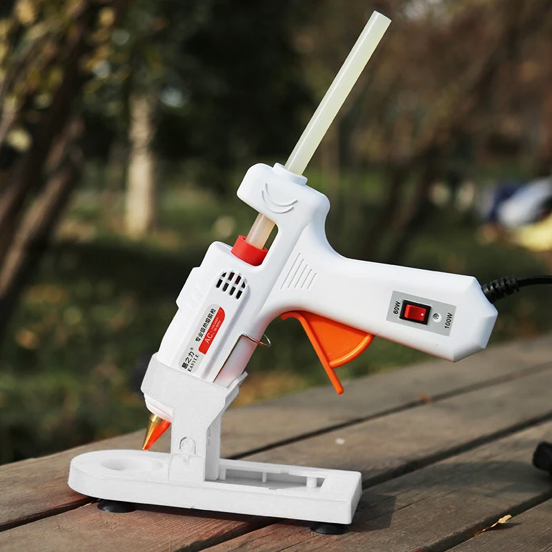 

40W 80W 100W Hot Melt Electric Heat Glue Gun Stand Base For Home DIY Repair Tools High Temp Hot Melt Glue Gun