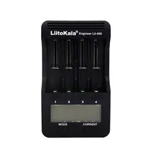 Lii-500 18650 Lcd Display Charger 26650 21700 14500 10440 4 Slots Nimh Li-Ion Smart Universal Battery Charger