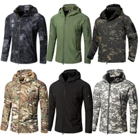 outdoor fishing jackets men warm thick tactical fleece clothes zipper hunting jacket outerwear man clothing for winter fishing