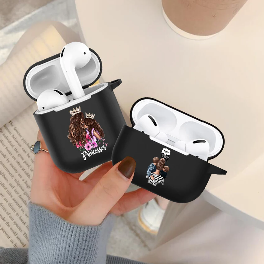 

Silicone for Airpods Pro Case Super Baby Mam Girl Boy Earphone Case for Airpods 1 2 Fundas Wireless Bluetooth Earphone Cover