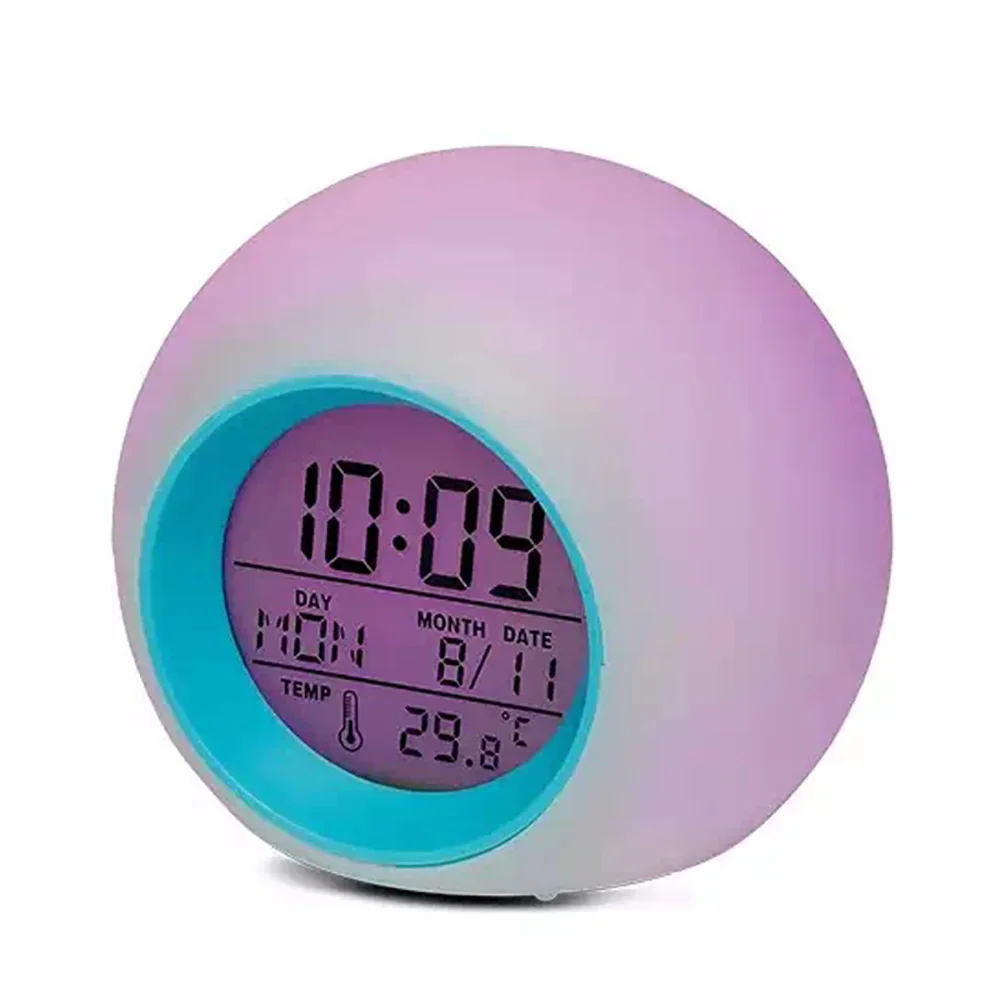 Многофункциональная цветная Хлопушка с будильником лампа для сна светодиодный