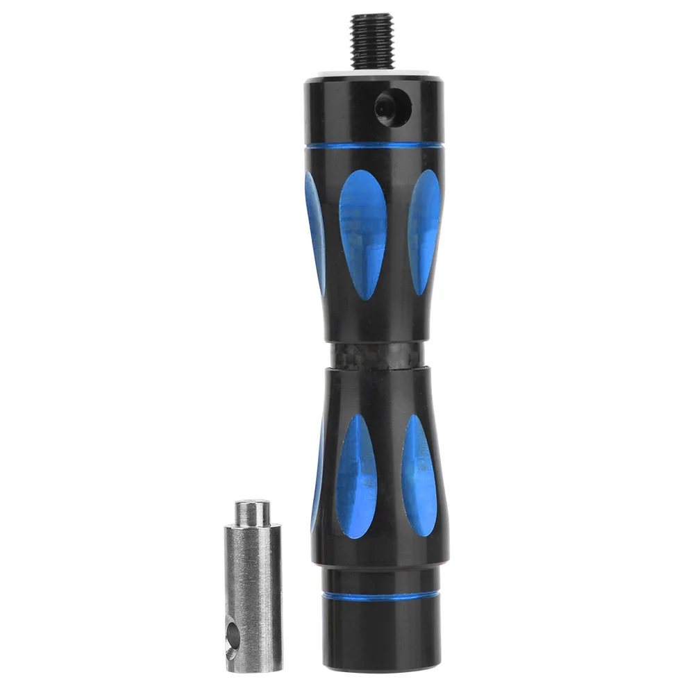 

Outdoor Extender Stabilizer Bar Balance Rod Compound Bow Archery Replacement Grips(Blue)