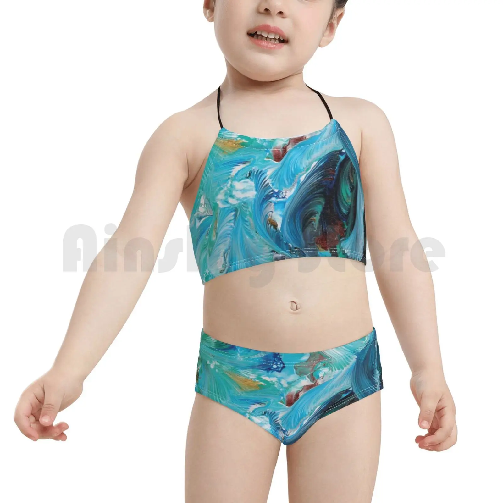 Купальник-бикини без названия с высокой талией Julialyn акриловые картины цепочка