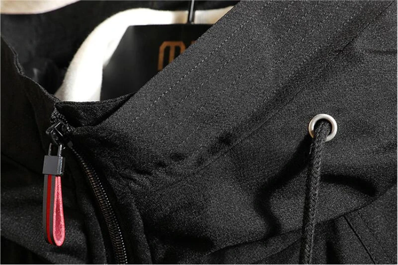 

Trench Coat For Men 2021 Winter Male Fashion Turn-down Collar Zipper Thicken Warm Long Windbreaker Jacket Casual Overcoat 6XL