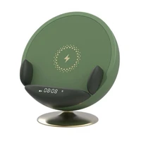 sofa wireless charging wireless music speaker clock subwoofer desktop retro alarm clock phone holder accessories