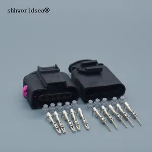 Электрическая штепсельная вилка shhworld, автоматическая герметичная штепсельная вилка 1,5 мм с 5 контактами для AUDI VAG, Volkswagen, 1J0973805, 1J0973705