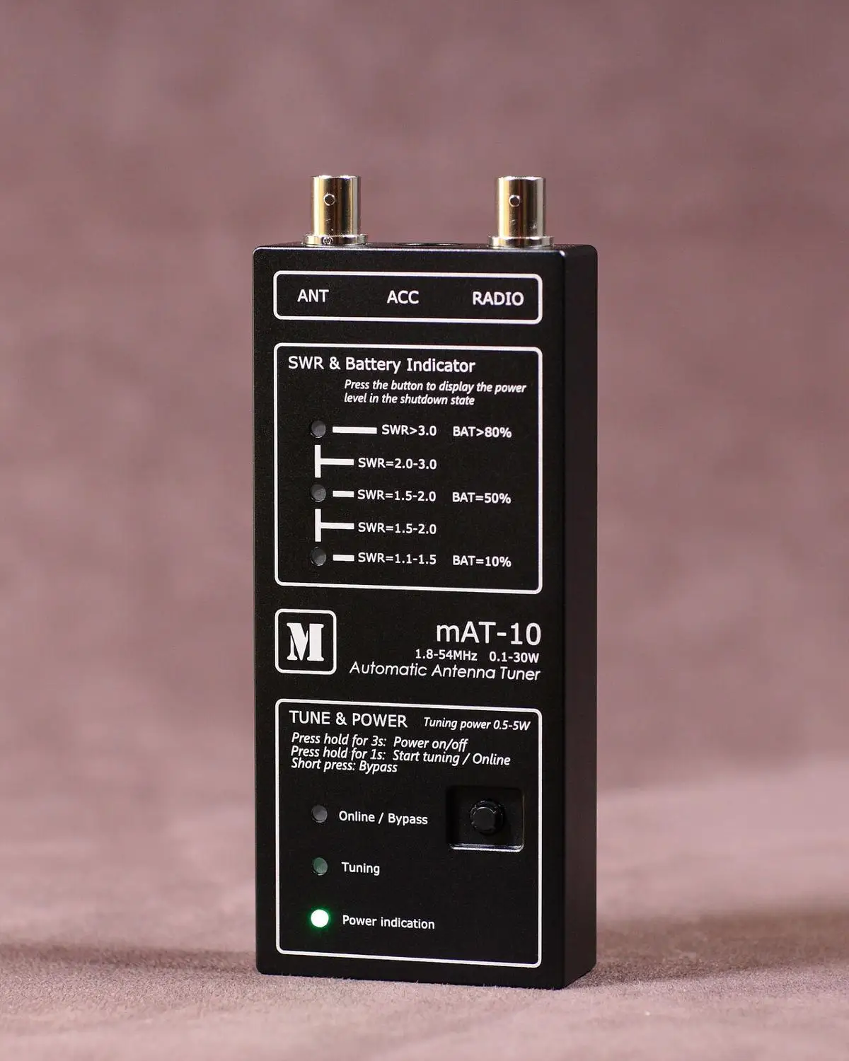 Последняя версия мат 10 HF автоматический антенный тюнер для YEASU FT 817 818 QRP