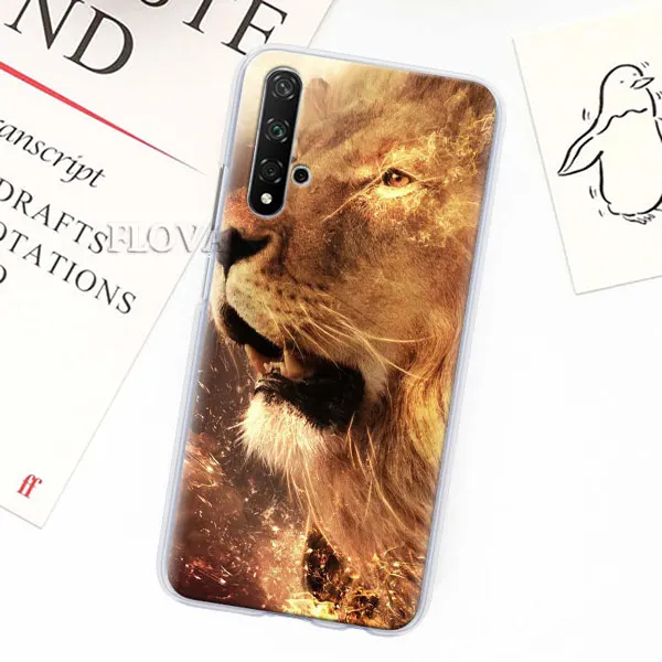 011 Чехлы для телефонов Lion King Simba для huawei Y5 Y6 Y7 Y9 Honor 20 Lite 8X 9X Pro View 20 жесткий чехол - Цвет: 011