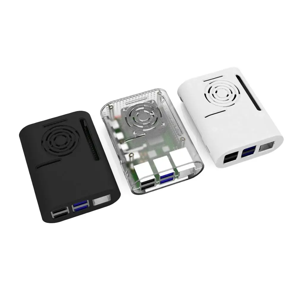 Чехол для Raspberry Pi 4 чехол коробка с алюминиевым радиатором охлаждающим