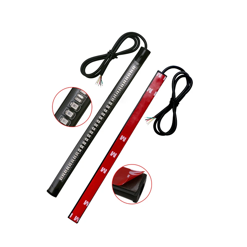 

Motorcycle LED Tail Light Turn Signal Light MTB Bike Brake Indicator Motorcycle Flashing Light Safety Warning Light Car Light