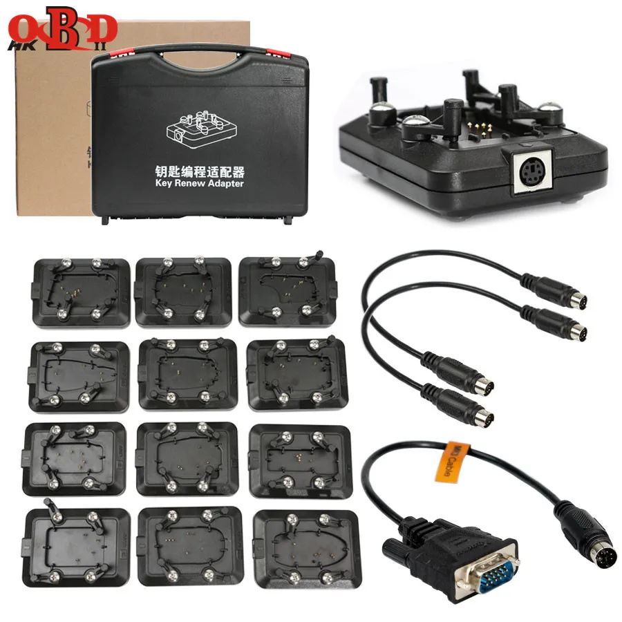 Оригинальный ключ Xhorse VVDI инструмент обновленный адаптер полный комплект 12 шт. 1-12