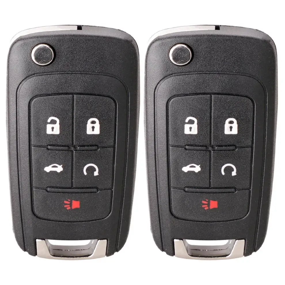 2 шт./лот 315 МГц 5 кнопок Автомобильный Дистанционный брелок с чипом ID46 OHT01060512