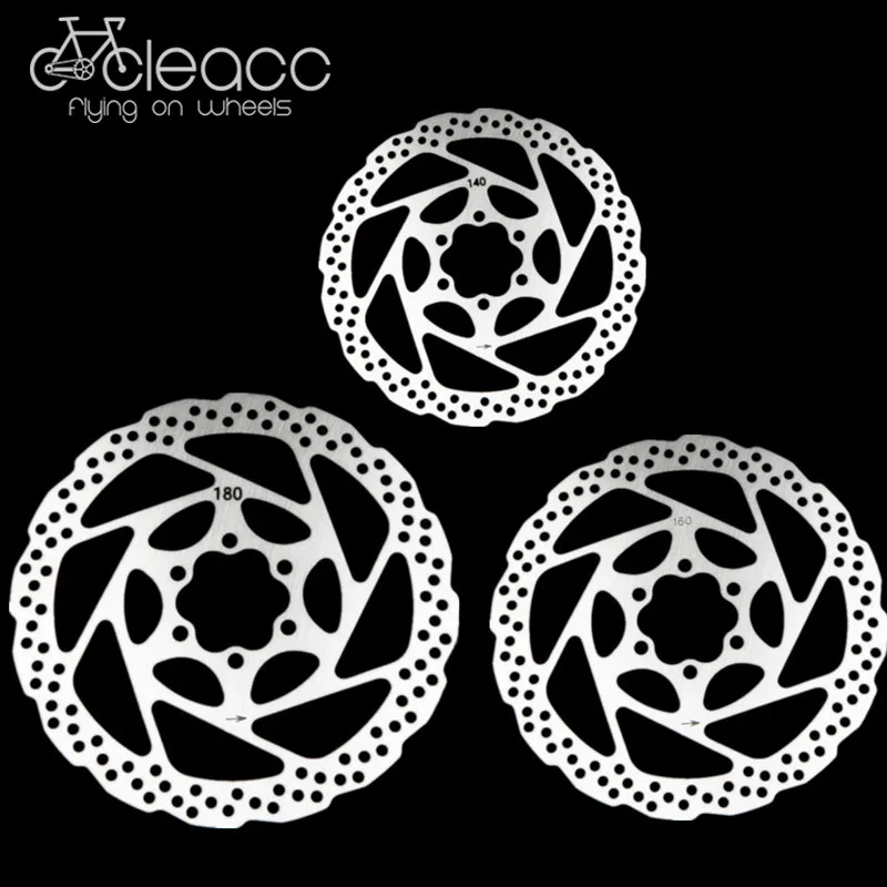 

Bicycle Brake Disc MTB 140/160/180mm Stainless Steel Brake Rotor with Screws Bike Hydraulic Disc Brakes Pads Cycling Brakes Part