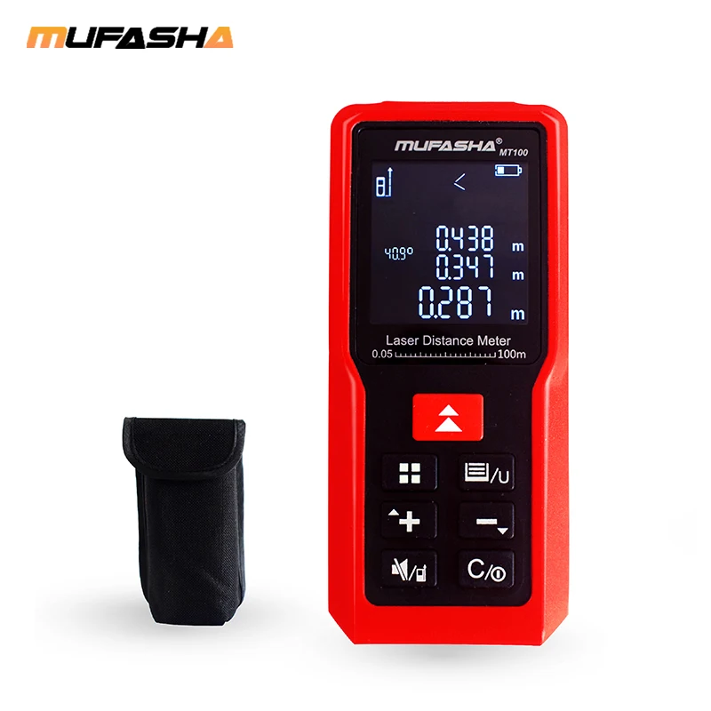 MUFASHA Professional Laser Measurer Distance Meter Degital Measuring Tape Range Finder