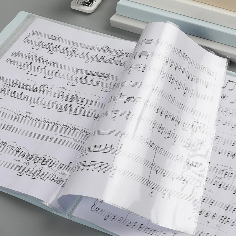 Deli A4 Music Folder Can Modify The Transparency and Non-reflection of Loose-leaf Multi-layer Insert Files 72411