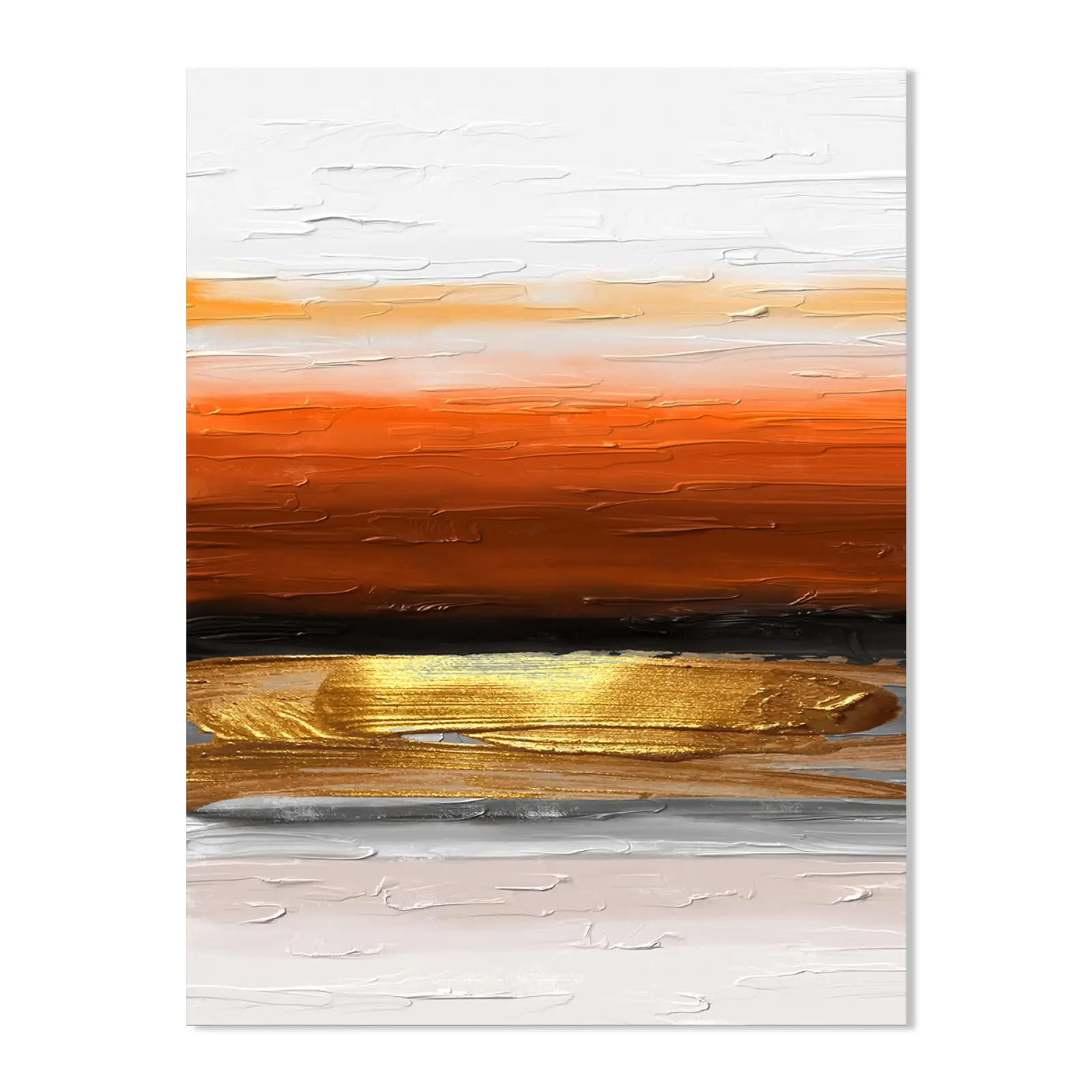 

Abstract Seascape Wall Hanging Art Handmade Canvas Oil Painting for Home Living Room Bathroom Decor Hand Painted Artwork No Fram